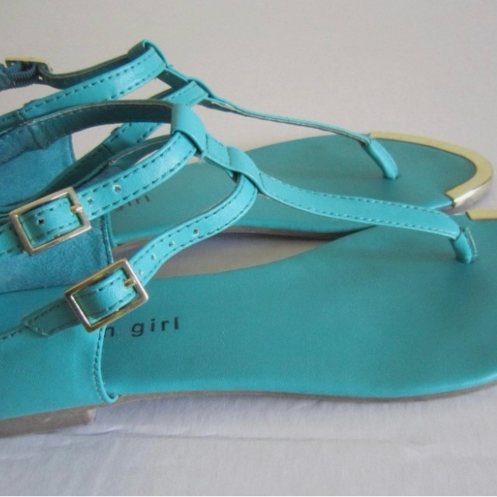 Steve Madden Blue Sandals T-Shape Straps